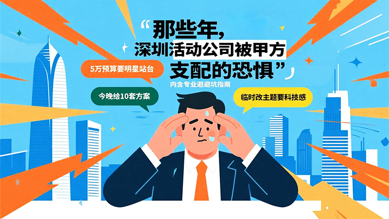活动策划人听过的最离谱话1