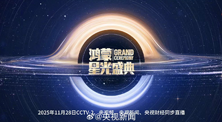 灯光搭建预算500万的鸿蒙星光盛典