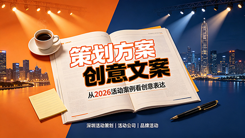 深圳活动策划：用创意文案点亮方案灵魂
