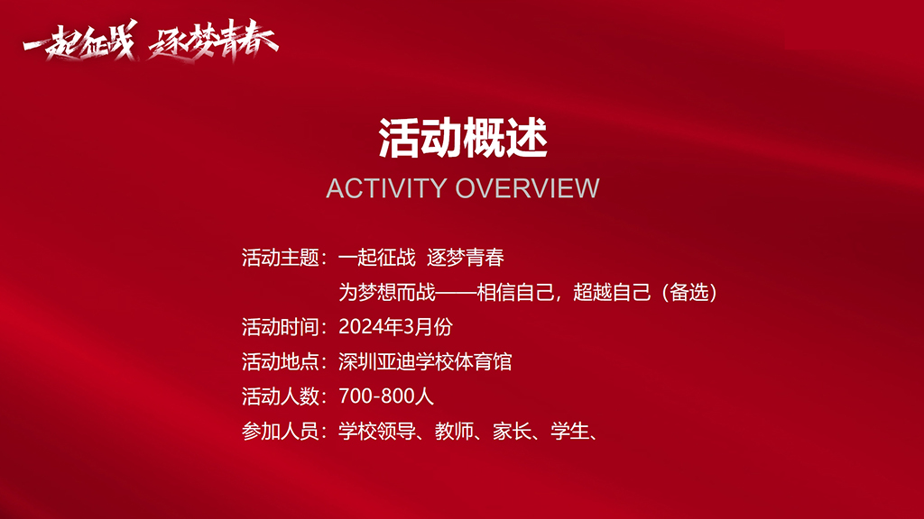 百日誓师大会方案5